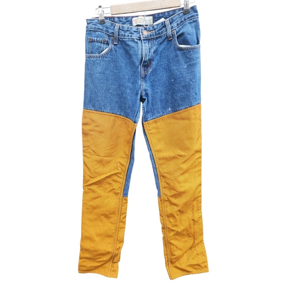 Levi Strauss Signature Jeans Field Gear Womens Size 6L Mid Rise Straight Hunting